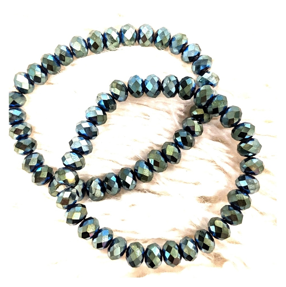 Crystal stretch bracelets